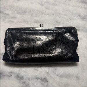 HOBO Black Leather Wallet